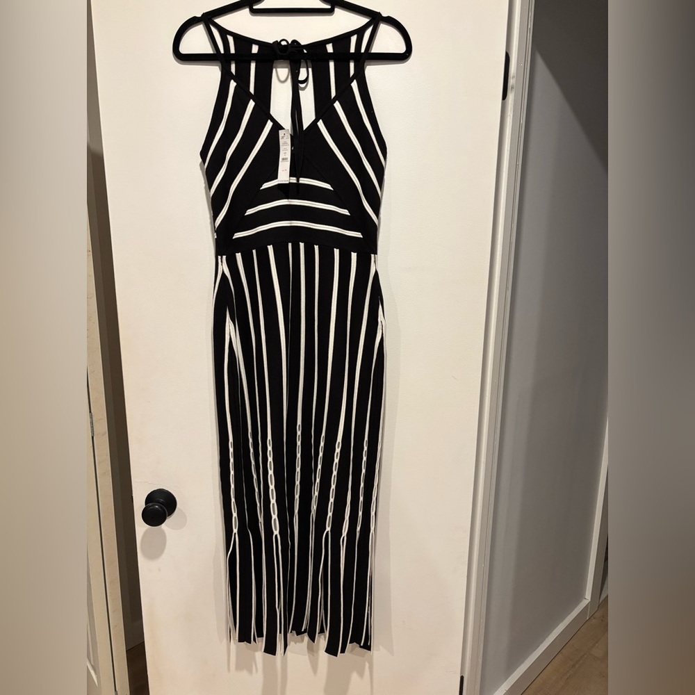 WHBM Striped Midi dress